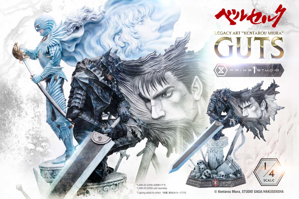 Legacy Art "Kentarou Miura" Berserk Guts 1/4 Scale Bonus Version