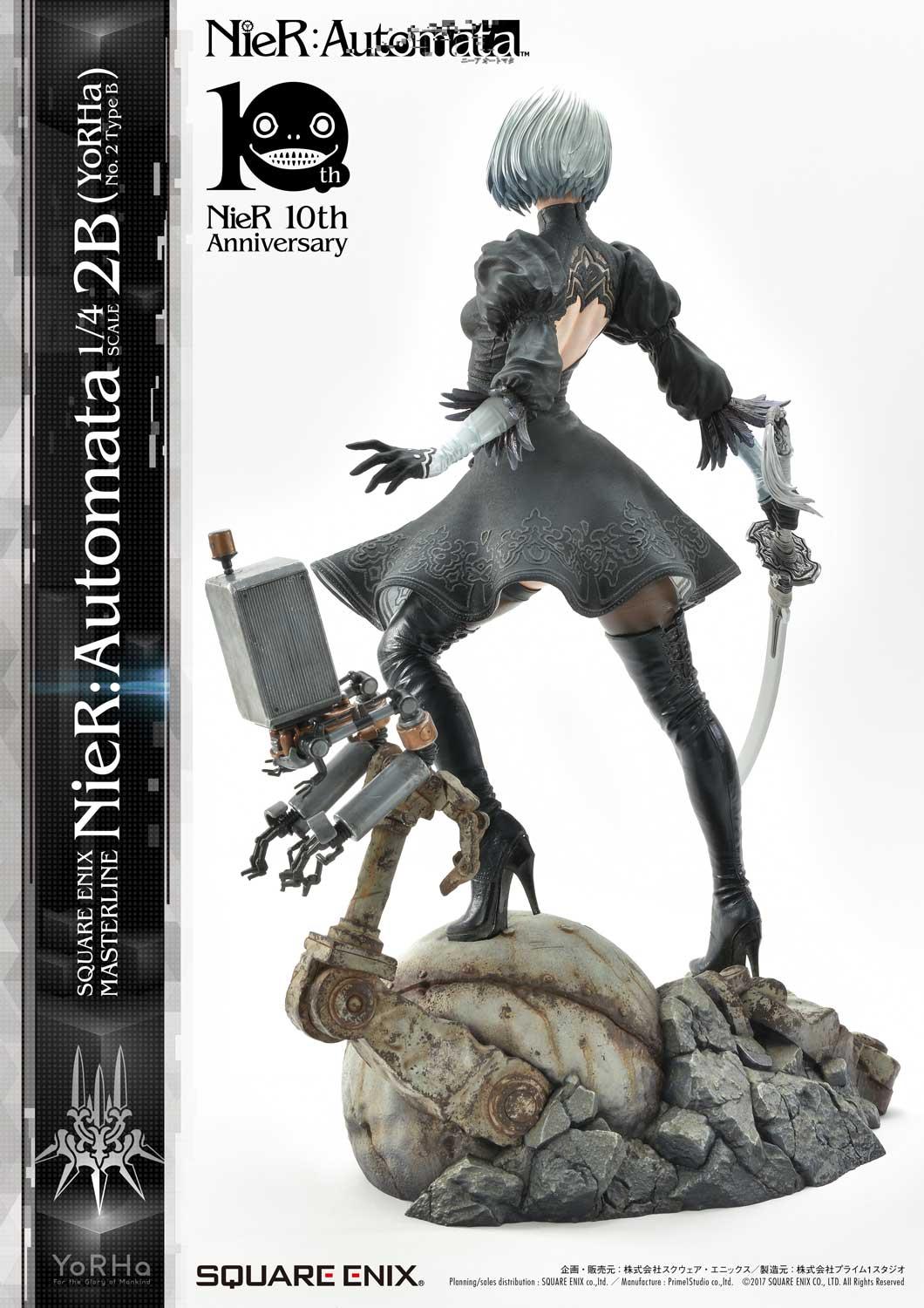 Square Enix Announces New FORM-ISM Figure Line; Opens Pre-Orders For NieR:Automata  2B Figures Where Her Eyes Are Either Covered Or Visible - Noisy Pixel