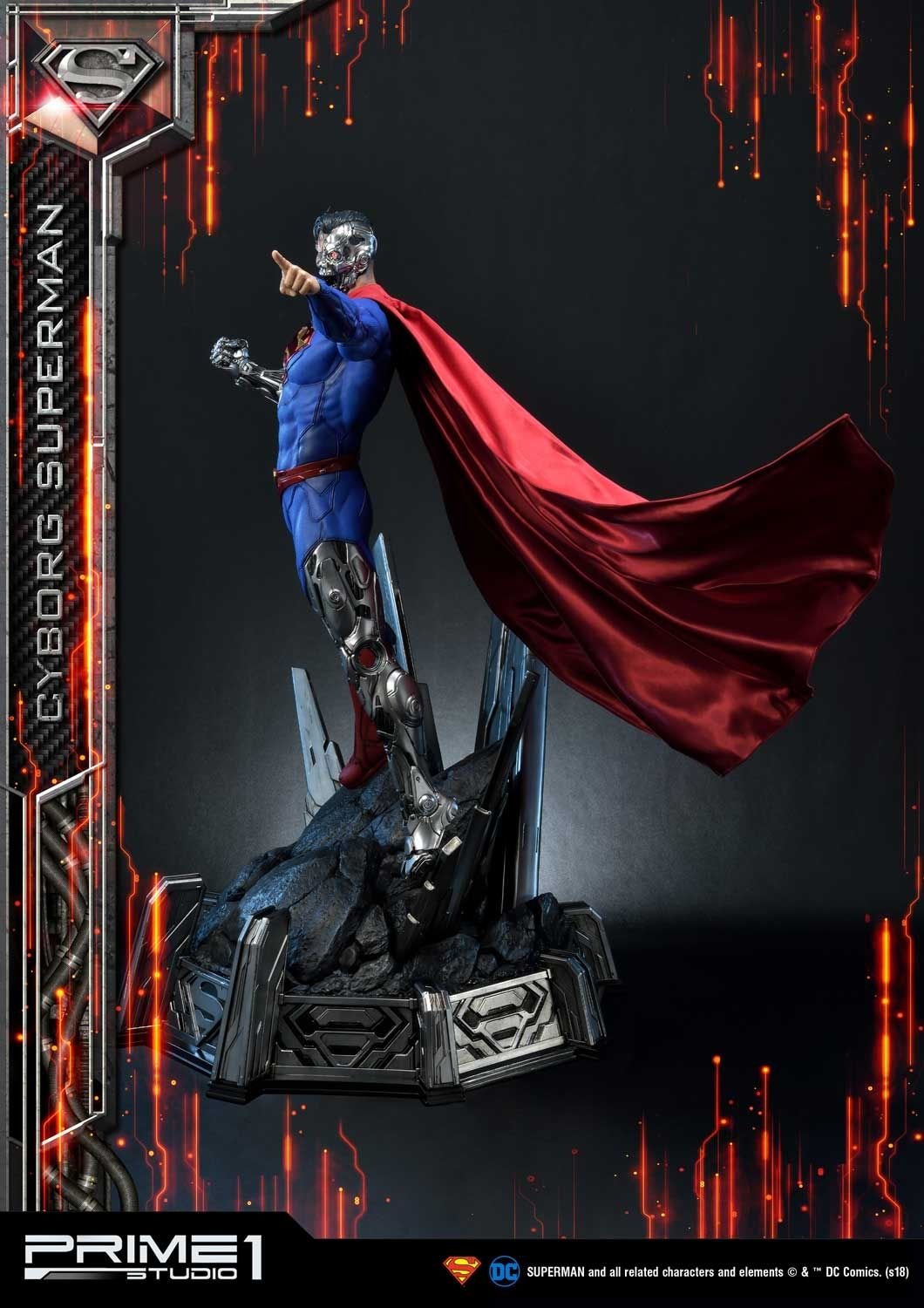 Figurine DC Comics CYBORG SUPERMAN – 9 cm