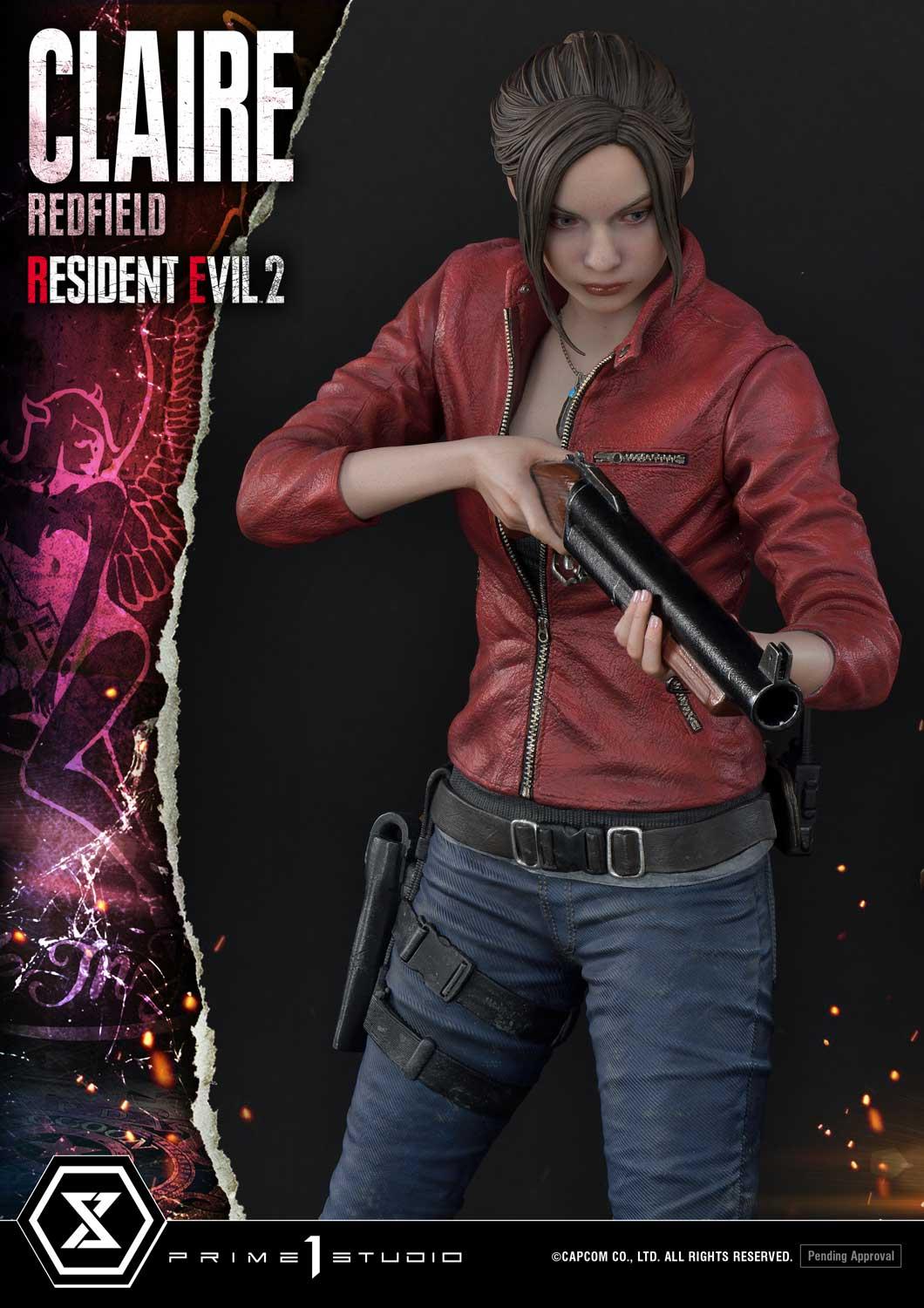 Quadro Claire Redfield Resident Evil 2 Remake 45x35 Gamer