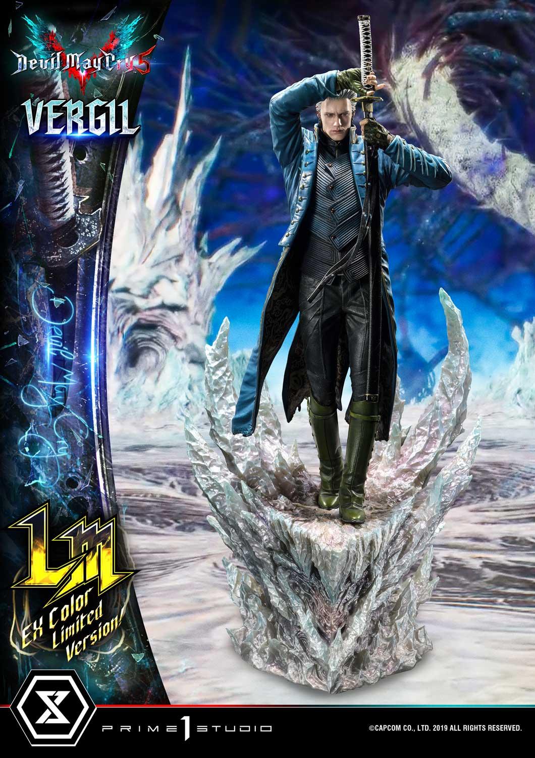 1/4 Quarter Scale Statue: Vergil Devil May Cry 4 Premium Statue by Darkside  Collectibles Studio