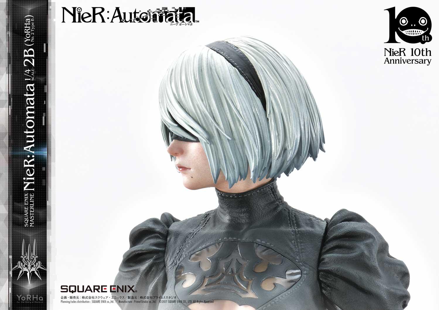 Square Enix Announces New FORM-ISM Figure Line; Opens Pre-Orders For NieR:Automata  2B Figures Where Her Eyes Are Either Covered Or Visible - Noisy Pixel