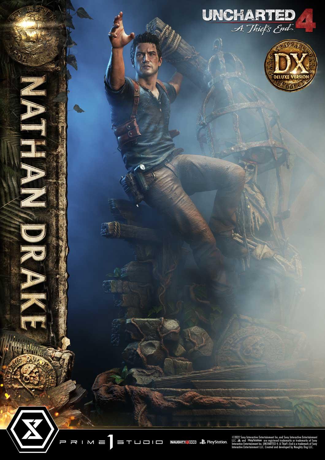 Prime 1 Studio NATHAN DRAKE DELUXE BONUS VERSION (UNCHARTED 4: A THIEF'S  END) 