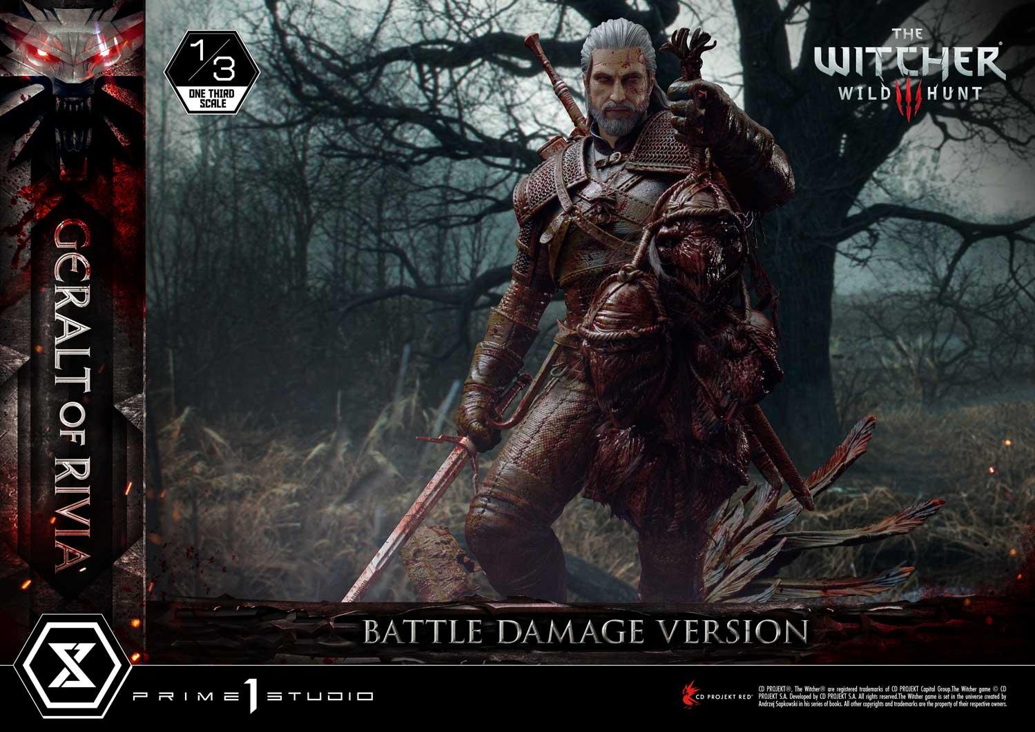 Museum Masterline The Witcher 3: Wild Hunt Geralt of Rivia Battle