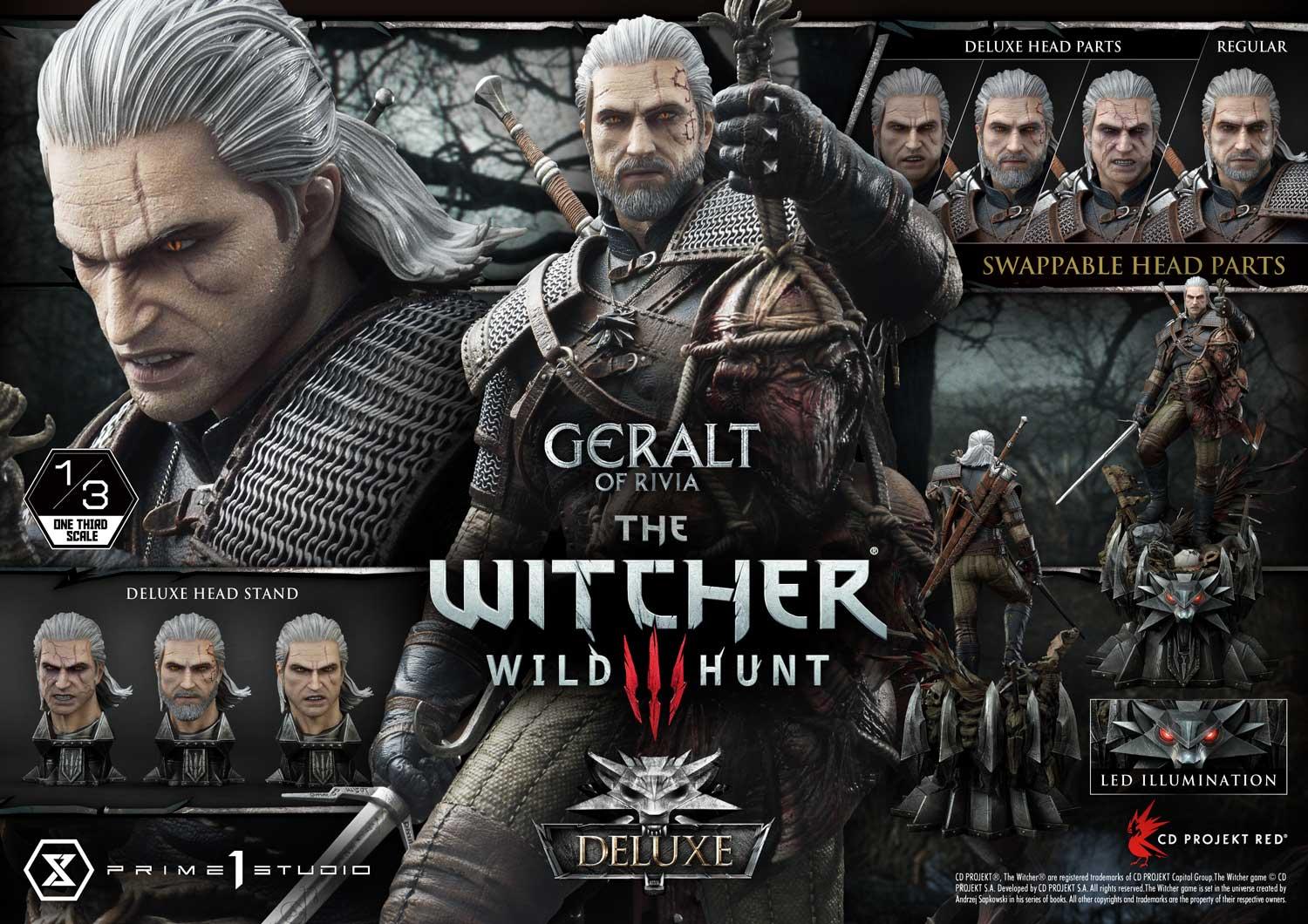 Museum Masterline The Witcher 3: Wild Hunt Geralt of Rivia Deluxe Version