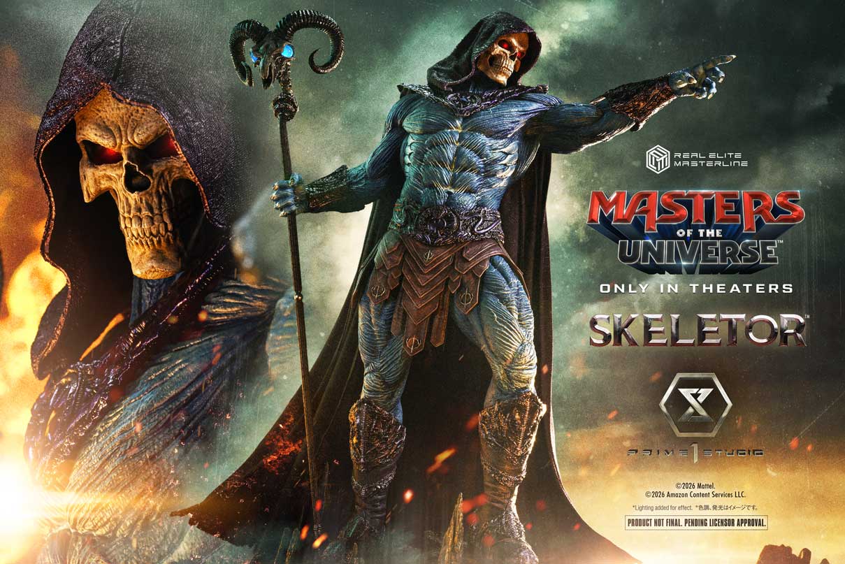 Real Elite Masterline Masters of the Universe (2026 Film) Skeletor Bonus Version