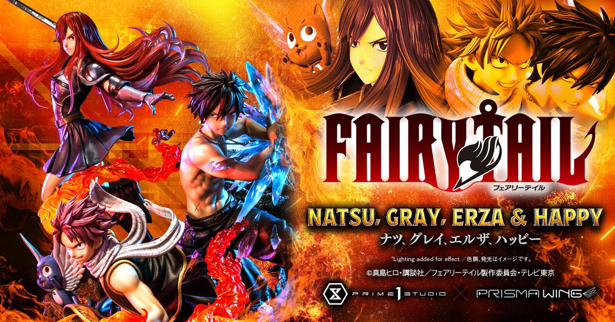 Concept Masterline TV animation FAIRY TAIL NATSU, GRAY, ERZA
