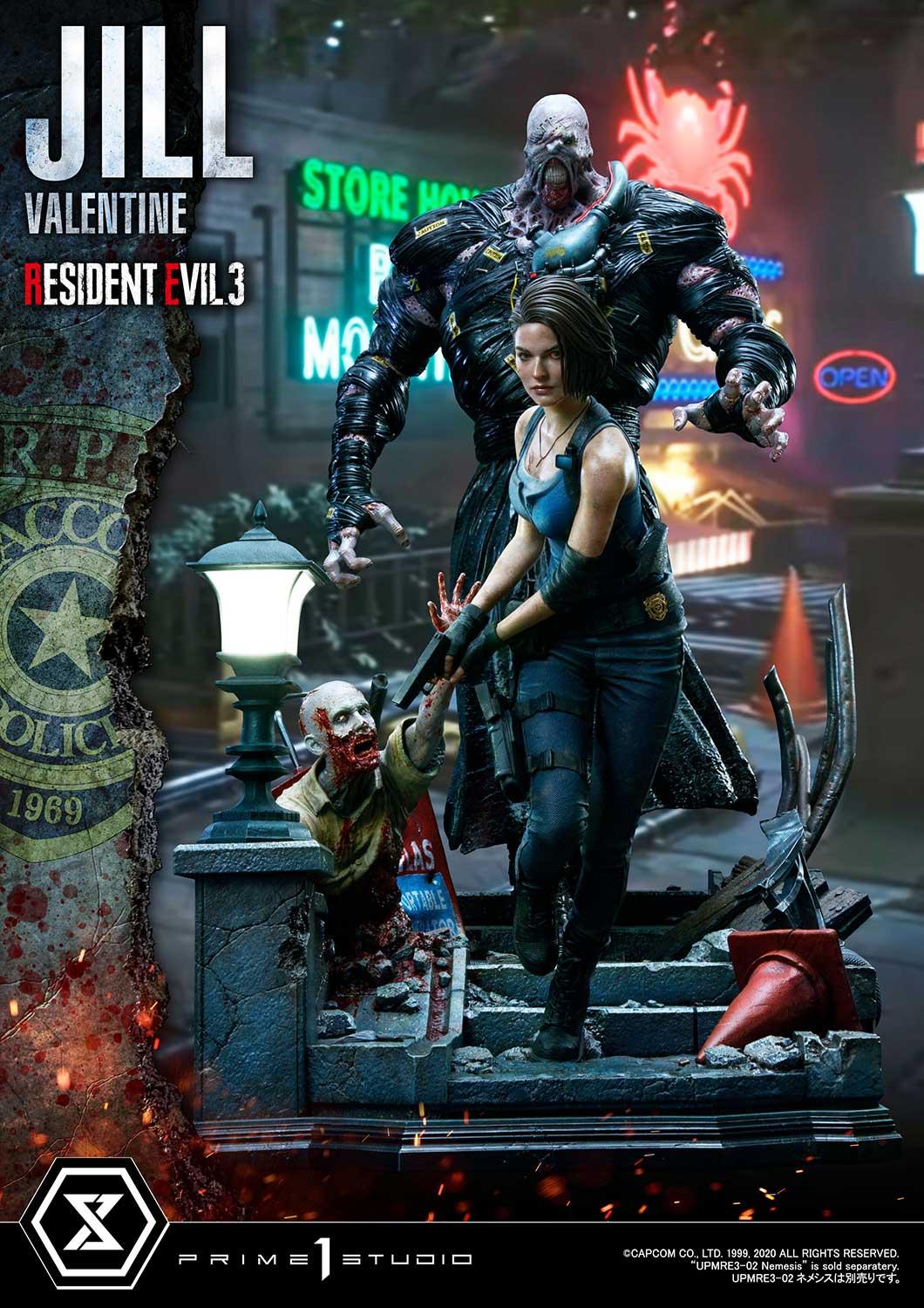 Jill Valentine Resident Evil 3 Remake Escala Hot Toys