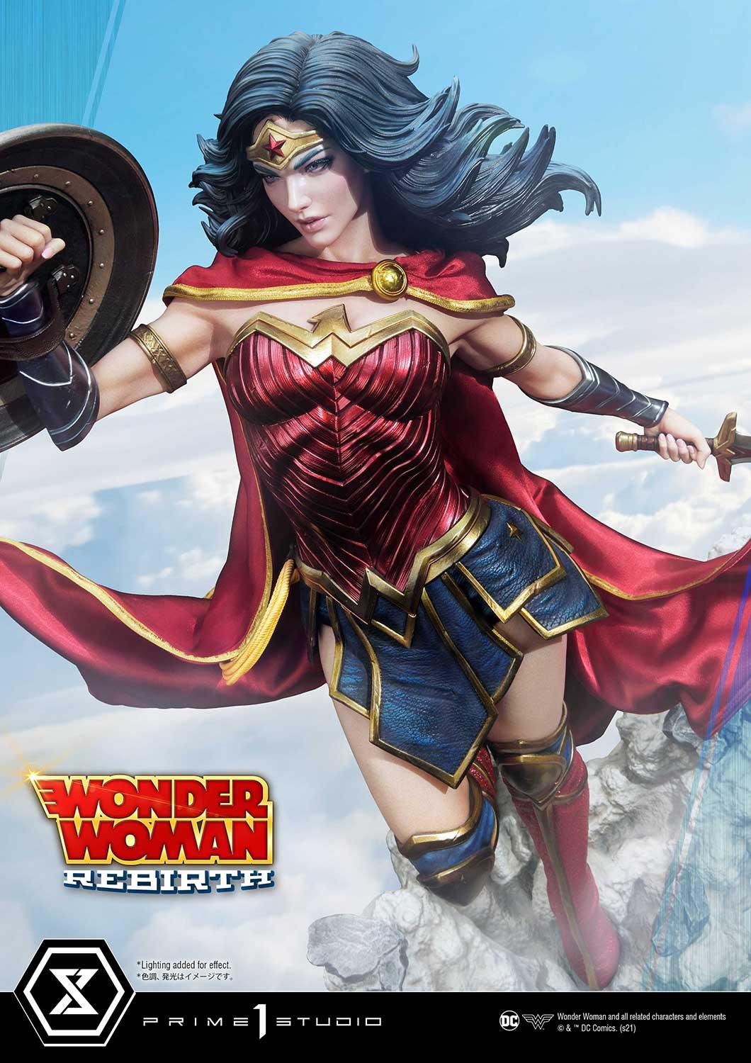 Wonder Woman Premium Motion Statue - DC Comics New 52 Collection, Hand-Painted & Detailed (10\" Tall)