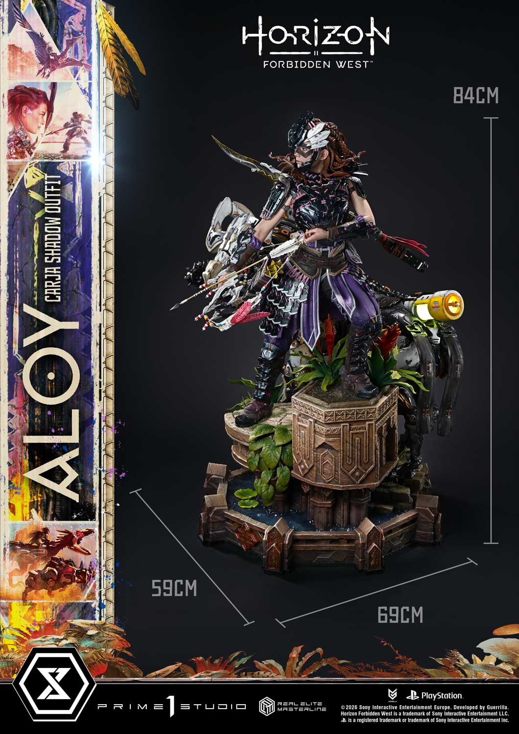 Real Elite Masterline Horizon Forbidden West Aloy Carja Shadow