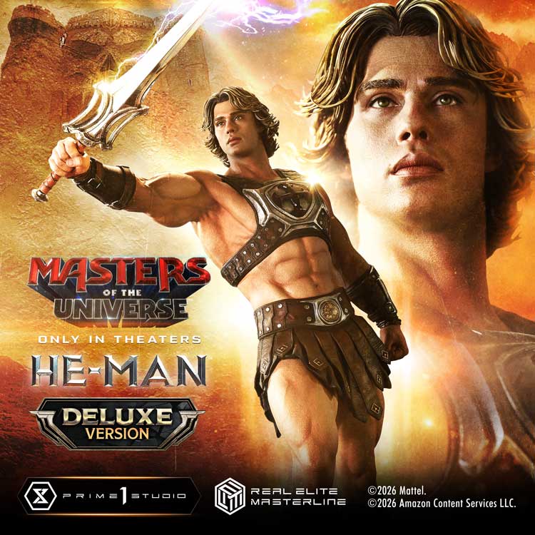 Real Elite Masterline Masters of the Universe (2026 Film) He-Man DX Bonus Version