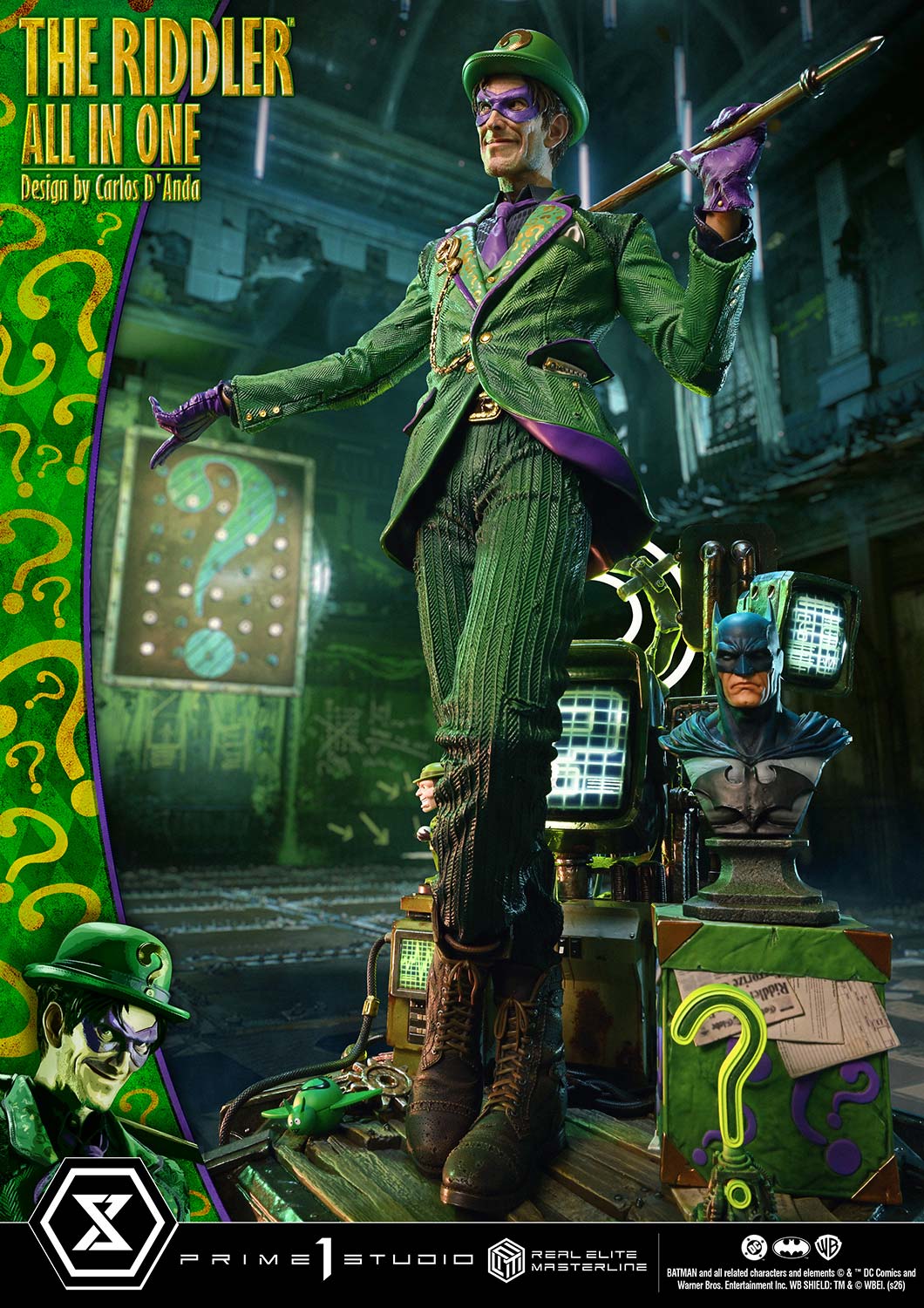 04 Riddler Real Elite Masterline Batman (Comics) The Riddler All In One (Design by ...