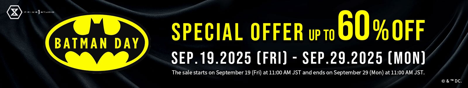 Prime 1 Studio Batman Day Special Offer 2025